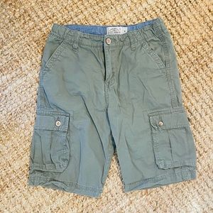 Lucky Brand 14 Green Boys cargo Shorts